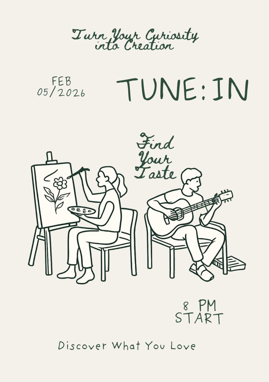 TUNE:IN 이벤트 포스터 1